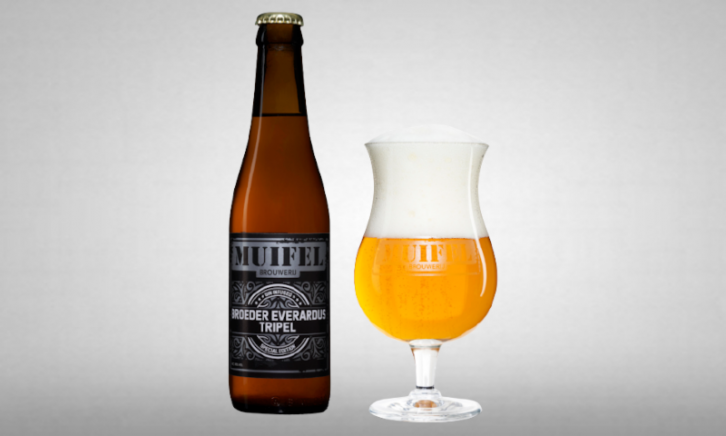 Muifel Broeder Everardus Gin Infused flesje en glas